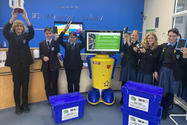 Southern Electrical Recycling collaborated with Warblington School to educate pupils and raise awareness about the impacts of electronic waste on the planet.