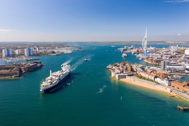 Portsmouth Harbour is looking lovely and blue in this shot taken by Michael Woods of local family-run business Solent Sky Services. They're PFCO and fully insured commercial drone pilots.