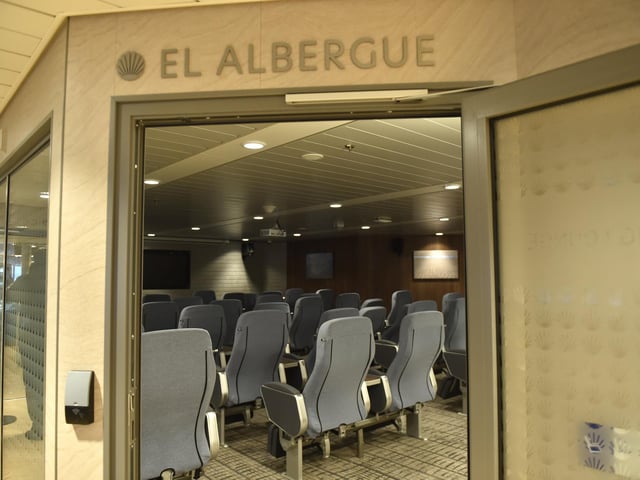 One of the lounge areas,