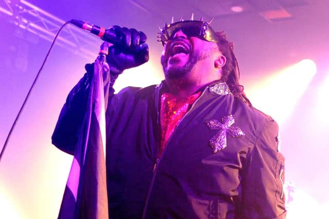Skindred frontman Benji Webbe at The Wedgewood Rooms, November 11, 2018. Picture Paul Windsor
