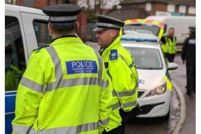 Police arrested a man
