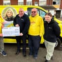 Sophie's Legacy collects donations from Stagecoach South