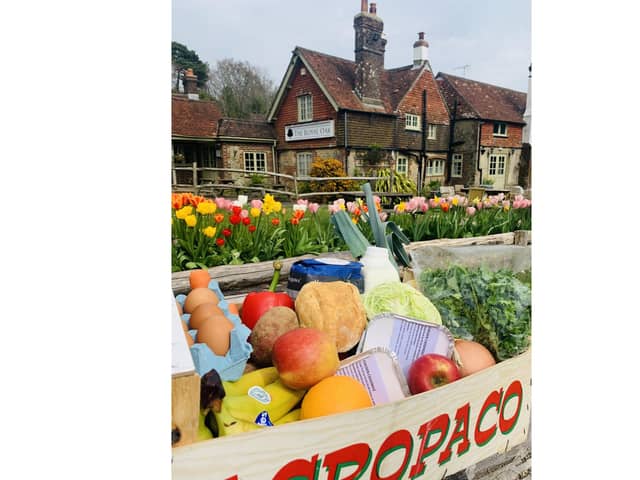 The Royal Oak pub in Midhurst is one of dozens business on an interactive map of fresh food businesses and farm shops across the South Downs. 