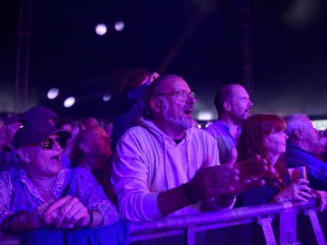 Crowds enjoying Wickham Festival.  Picture: Sarah Standing (310725-7790)