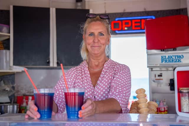 Pictured: Melanie Smith of Beaches & Cream at Southsea, Portsmouth
Picture: Habibur Rahman