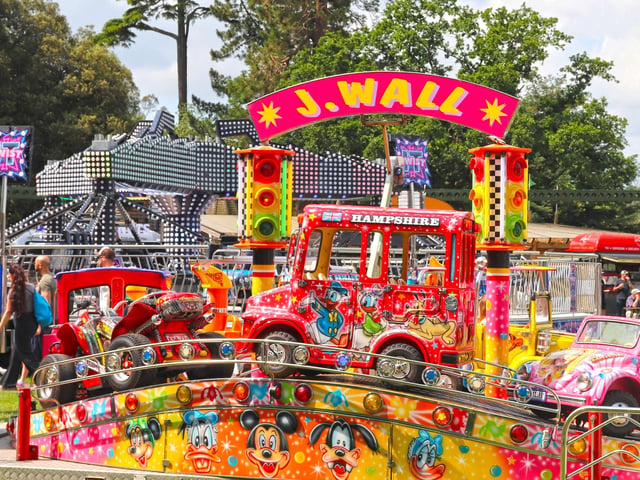 Fairground rides at the Custom and American Show