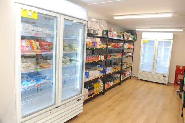 The Gosport Food Pantry based at Gosport Borough Football Club is officially opening their doors on Friday, April 9.Picture: Sarah Standing (080421-6262)