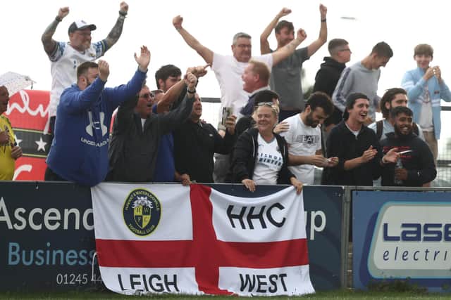 Boss Paul Doswell has praised Hawks' 'amazing' home support  - but has issued a 'call to arms' for more floating fans to attend this week's game with Braintree, with adult admission only £5.. Picture by Dave Haines.