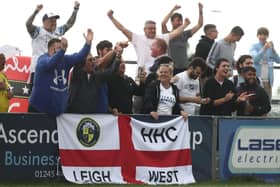 Boss Paul Doswell has praised Hawks' 'amazing' home support  - but has issued a 'call to arms' for more floating fans to attend this week's game with Braintree, with adult admission only £5.. Picture by Dave Haines.