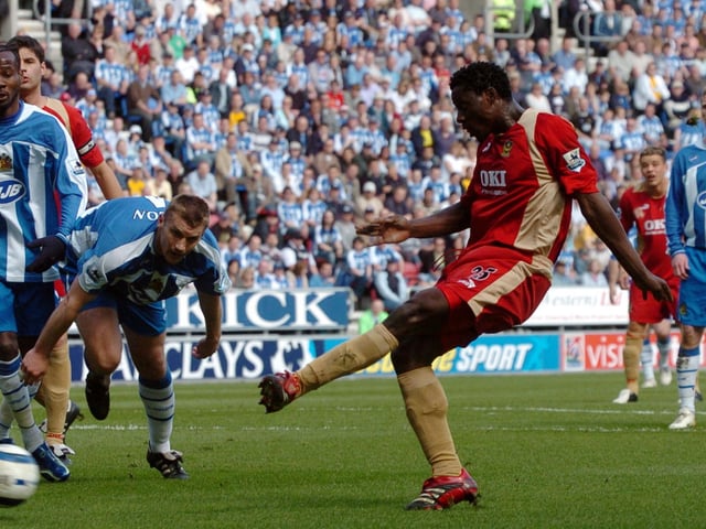 Premier League safety was secured with an excellent comeback against Wigan. Henri Camara had given the hosts the lead, before Benjani scored his first goal in 15 appearances to equalise. Matt Taylor then remained composed to slot home a penalty which ensured the Blues would be competing in the top-flight the following season. 
  Picture: :Jonathan Brady