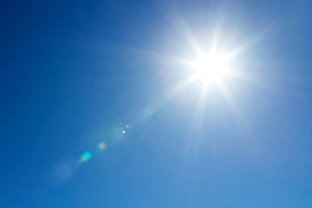 Warm sunny weather is set to return at the weekend