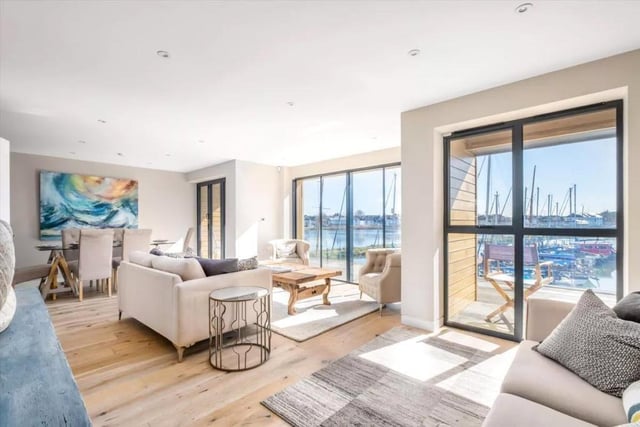 The three bedroom Dolphin Quay home is on the market for £2,250,000. Picture: Jackson-Stops, Chichester