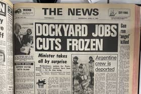 The headlines from April 21, 1982 in The News