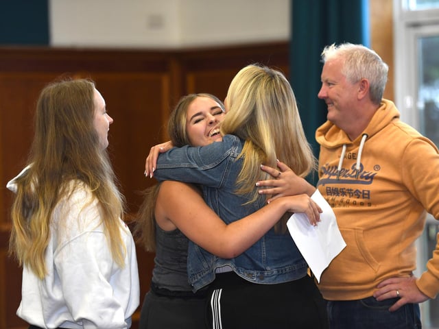 GCSE exam results day at King’s Academy Bay House in Gosport, Hampshire - 22/08/24.Please credit: Paul Jacobs/pictureexclusive.com