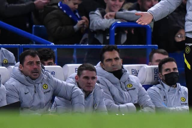 Anthony Barry, centre, is set to move to Bayern Munich   Picture: Justin Setterfield/Getty Images