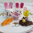 To make the bunnies you will need to buy a bag of jumbo-sized mallows and a bag of regular mallows
