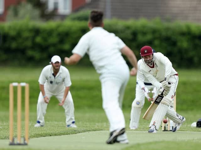Steve Perkins was among the top order Clanfield batsmen out for a duck in their collapse against Kerala 3rds. Picture: Chris Moorhouse