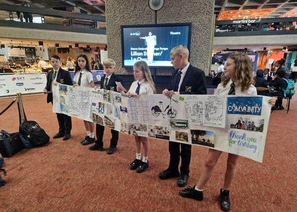 Purbrook Park Pupils present at the National Careers Final