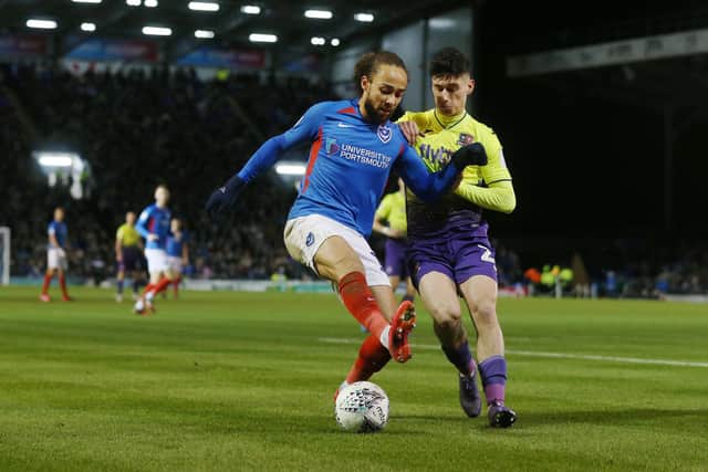 Marcus Harness believes he can thrive if given the opportunity to serve in the number 10 role for Pompey. Picture: Joe Pepler