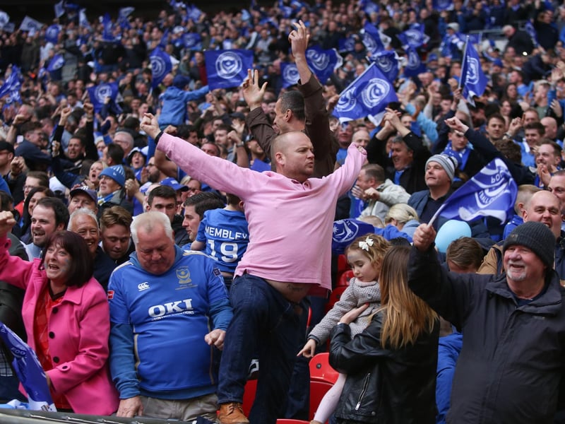 More than 40,000 Pompey fans saw the Blues beat Sunderland on penalties in the 2019 Checkatrade Trophy final