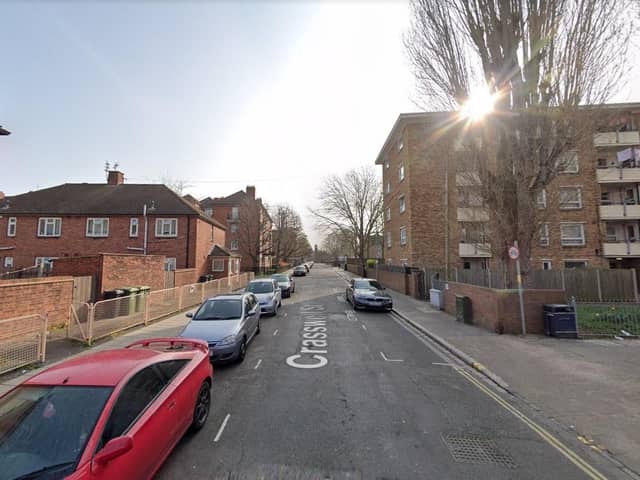 The attack took place in Crasswell Street, Landport, Portsmouth. Picture: Google Street View.