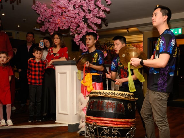 Compass Rose has celebrated the Chinese New Year with a dragon dance and festivities. 

Picture: Keith Woodland (100221-29)