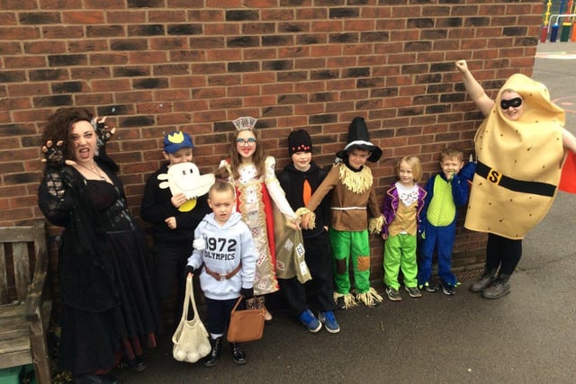 Children and teachers at St Thomas More in Grenoside dressing up in their favourite characters