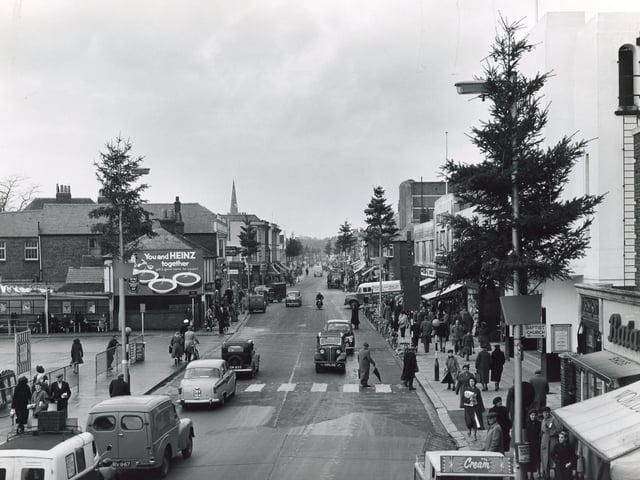 Fareham at Christmas between 1958-1960.  Picture: Wright & Logan Photographers