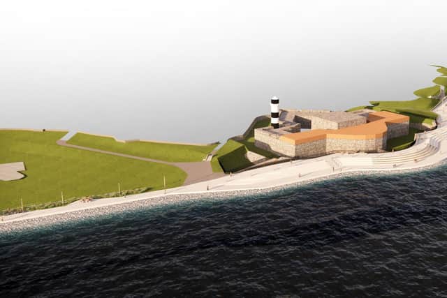 How the defences at Southsea Castle will look
Picture from Portsmouth City Council
