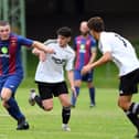 Cameron Quirke struck in stoppage-time as US Portsmouth drew with Moneyfields Picture: Neil Marshall