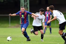 Cameron Quirke struck in stoppage-time as US Portsmouth drew with Moneyfields Picture: Neil Marshall