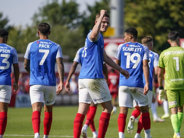 That one was for you. Bishop has quickly become a fans favourite at Fratton Park since his arrival earlier in the summer.