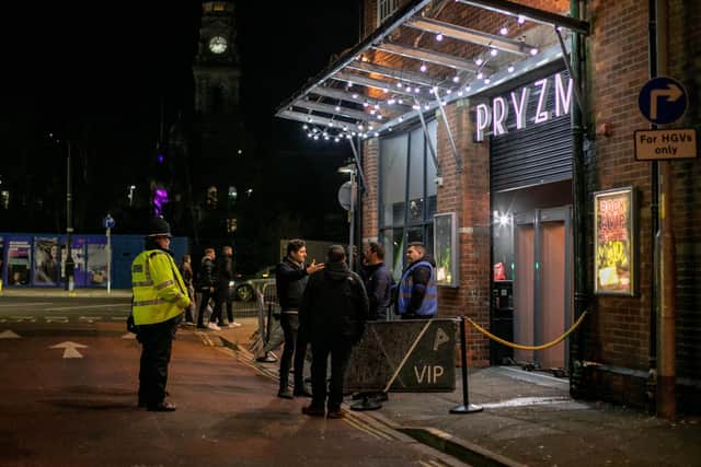 Sgt Paul Marshall outside Pryzm in Portsmouth   Picture: Habibur Rahman