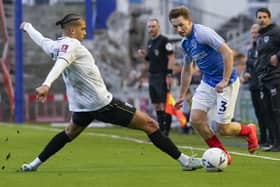 Denver Hume impressed Gaffer For A Day Tom Clark with his display in the 3-2 victory over MK Dons. Picture: Jason Brown/ProSportsImages