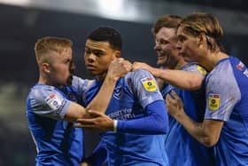 Dane Scarlett after his late winner against Burton.