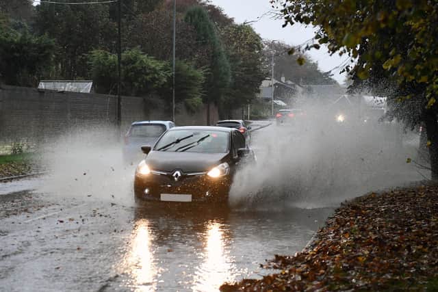 Heavy rain is forecast tomorrow