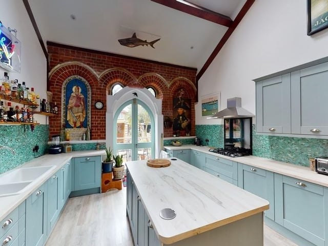 This three-bedroom home in Southsea and former Royal Marines Garrison Church is on the market for £650,000