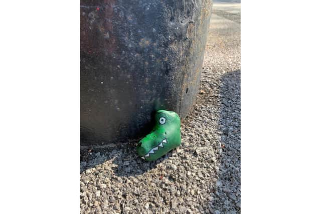 Frankie Cameron and her daughter Grace have been painting rocks to brighten up people's walks around city parks.