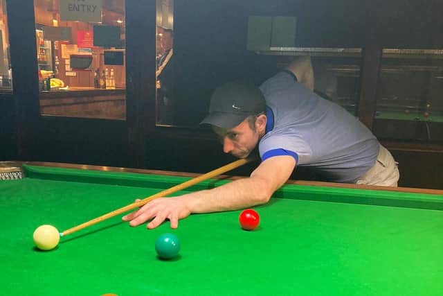 Ant Lacey made a 54 break for Copnor A & E