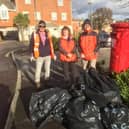 Paul Lunn, Susan Marshall and David Marshall from Friends of Hardway