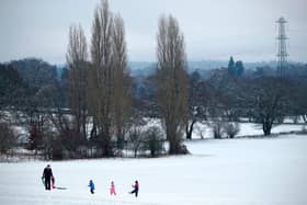 Snow is being forecast for parts of Hampshire. (Photo by ADRIAN DENNIS/AFP via Getty Images)