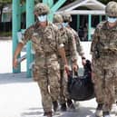 HMS Medway and RFA Argus on disaster relief exercises around the Cayman Islands