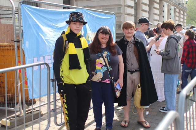 Thousands of people have flocked to Guildhall for the first day of Comic Con.Picture: Habibur Rahman