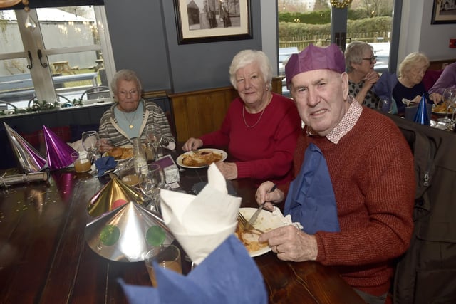 The annual Christmas lunch for OAPs at the White Hart pub in Denmead on Tuesday, December 5, 2023.

Picture: Sarah Standing (051223-3125)