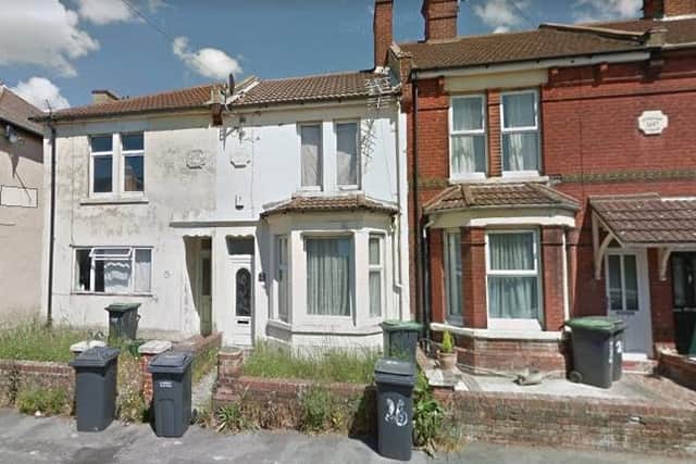 The fire took place in Parham Road, Gosport. Photo: Google