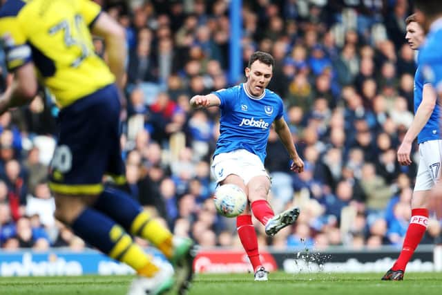 Kal Naismith scored 21 goals in 94 appearances during three years with Pompey. Picture: Joe Pepler