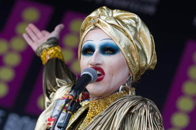 Joe Black performing at Portsmouth Pride in 2018.
Picture: Duncan Shepherd
