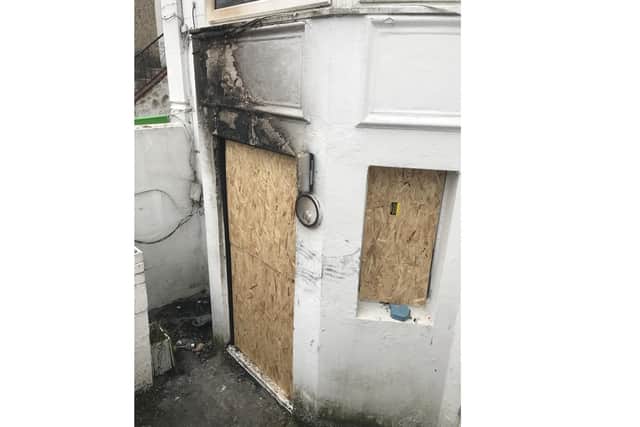 A severe flat fire down Queen's Road, Fratton