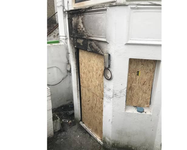 A severe flat fire down Queen's Road, Fratton