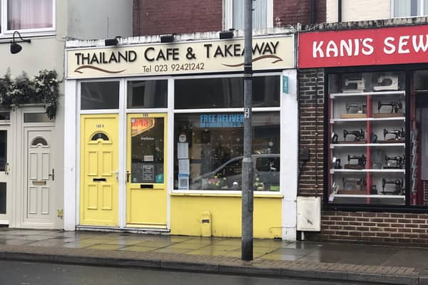 The Thailand Takeaway and Cafe in Albert Road, Southsea